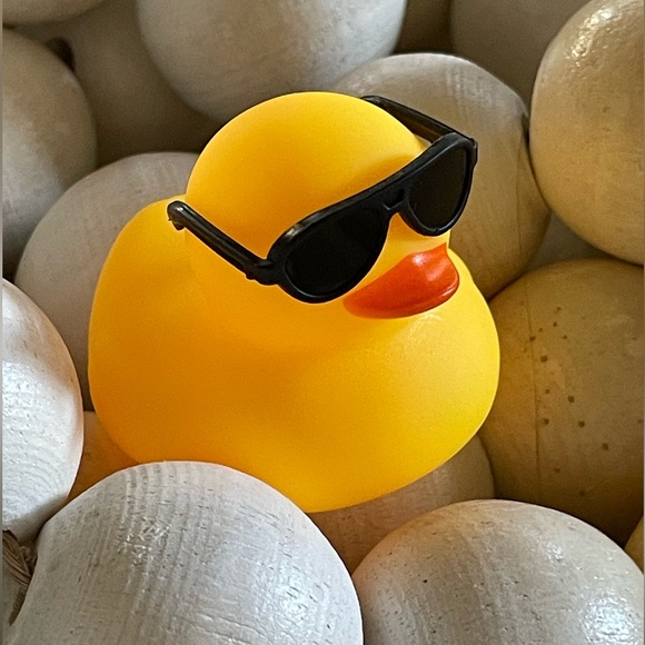 Mini Rubber Ducky With Sunglasses - Picture 1 of 4